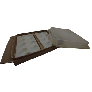 Tupperware‎ Vintage Gold Egg Keeper Tray